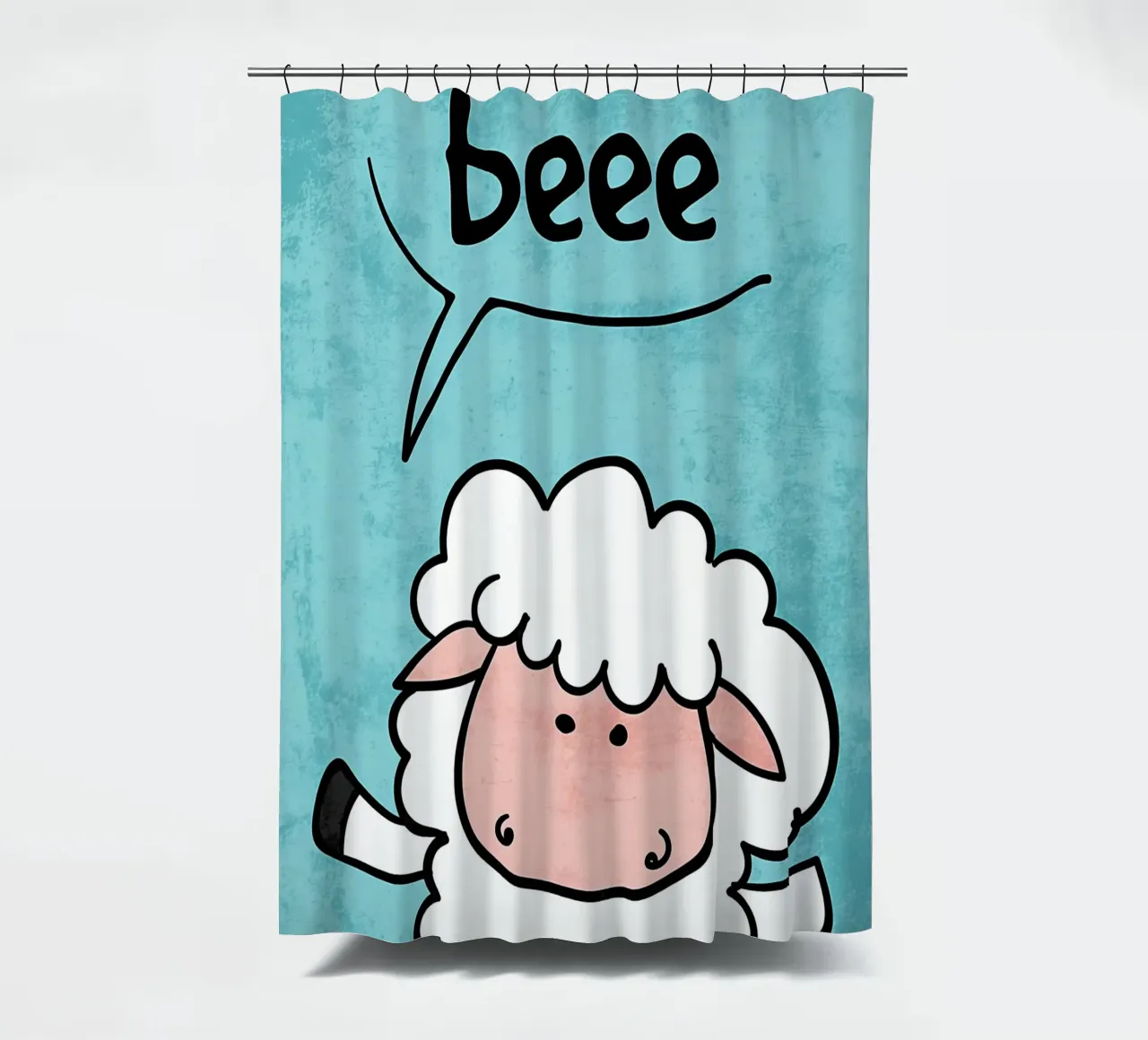 Sound of Sheep Beee Duschvorhang von EbrahimiStudio