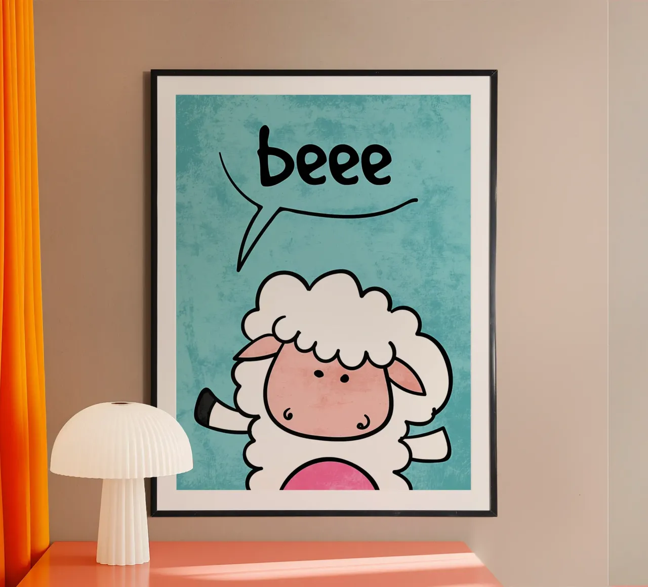 Suono delle pecore carta hahnemühle da EbrahimiStudio