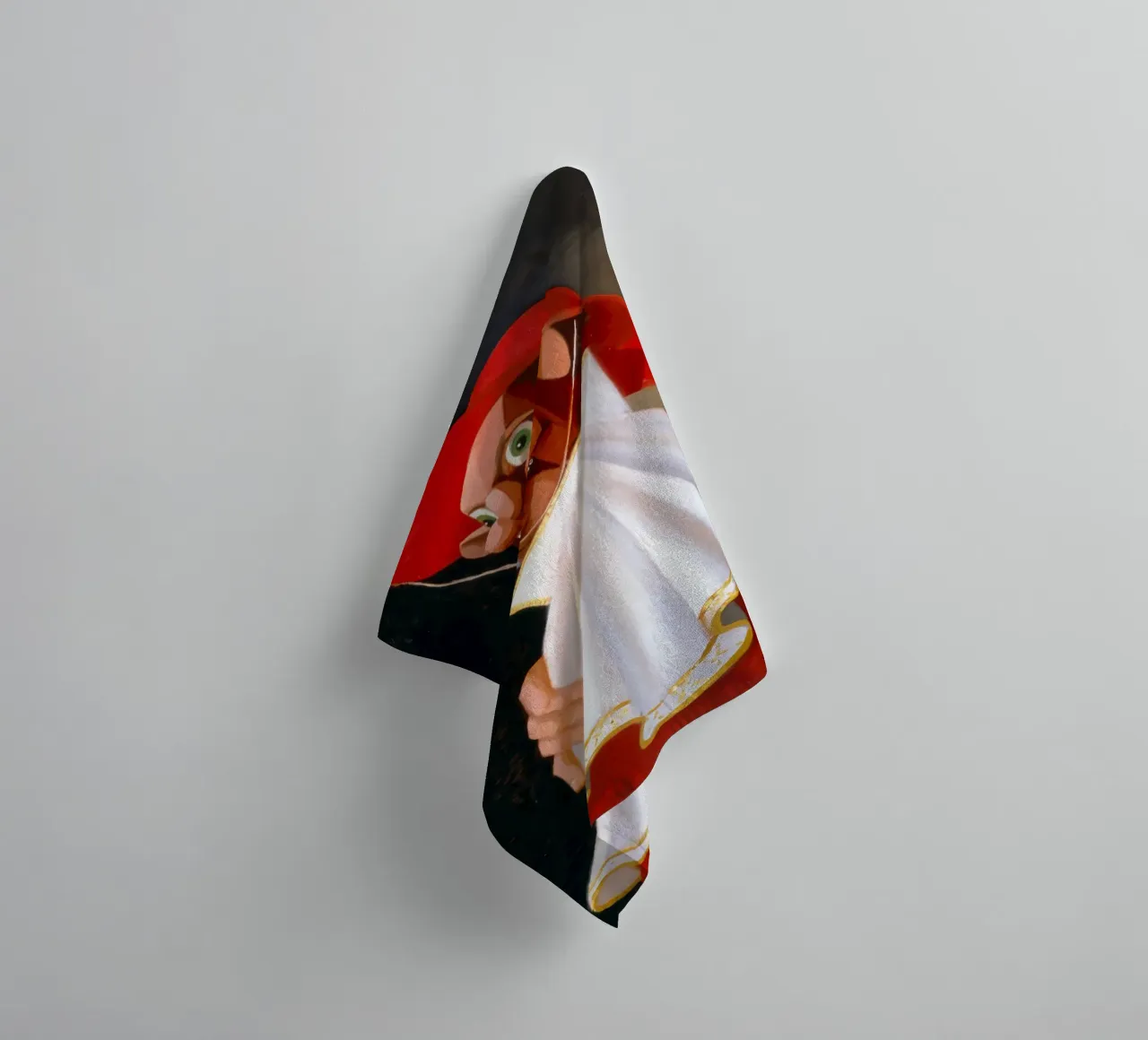 Der geknackte Kardinal, 2001 Handtuch von Alexandra Sutton