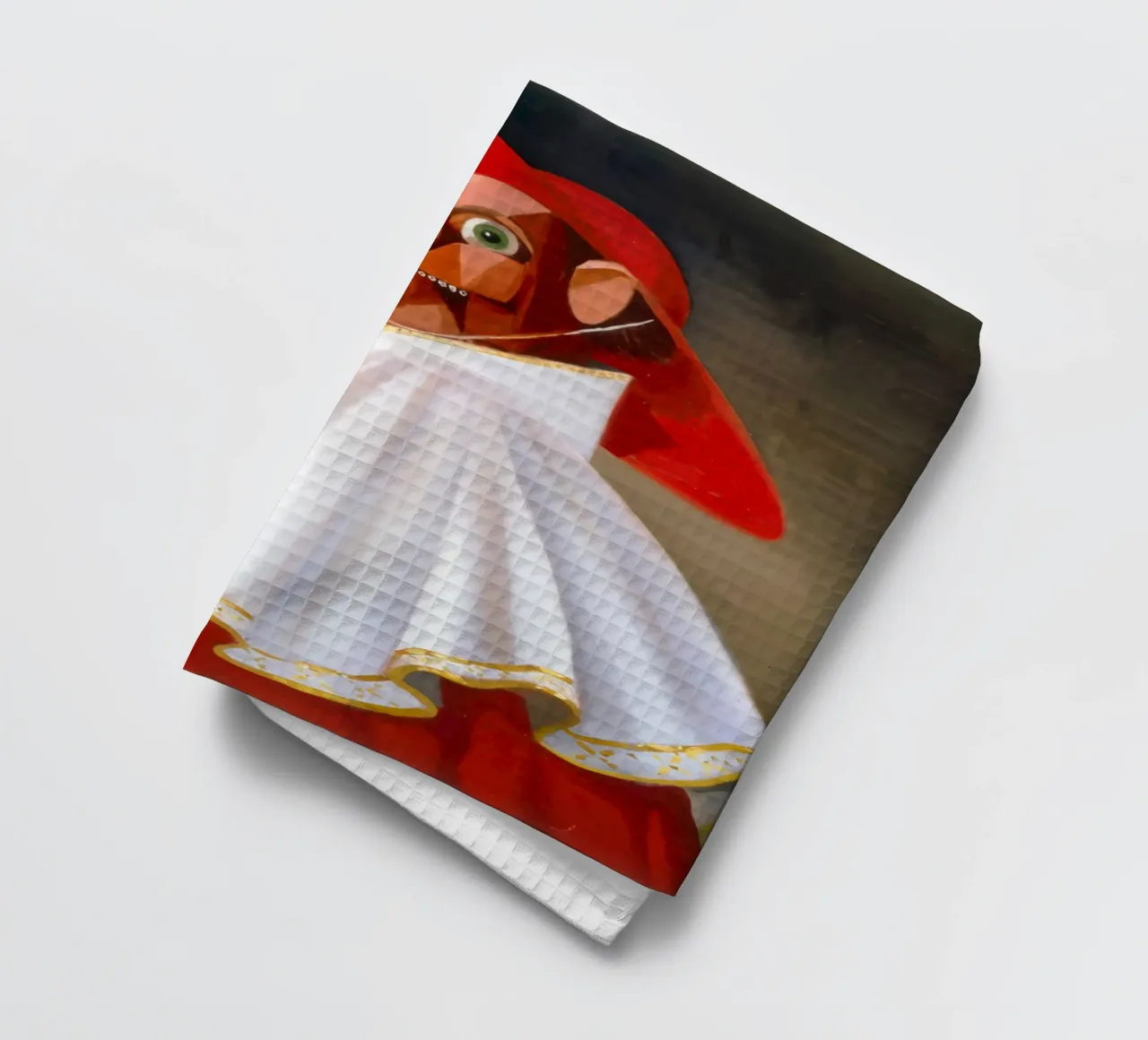 Le cardinal fendu, 2001 torchon de Alexandra Sutton