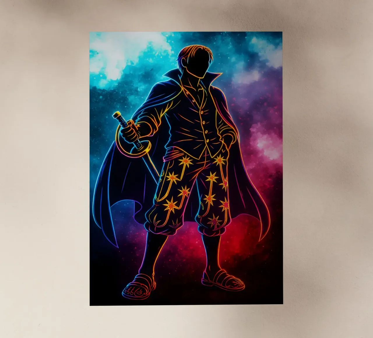 Soul Of One piece Shanks pellicola backlit da DGSoulheroes