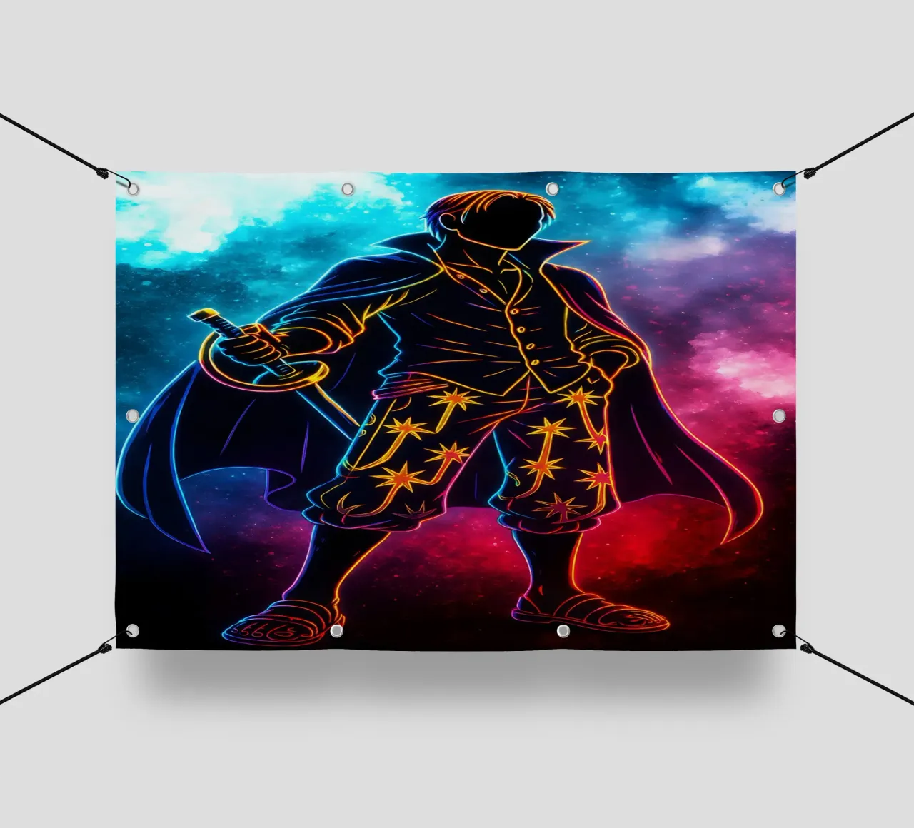 Soul Of One piece Shanks telo in pvc da DGSoulheroes