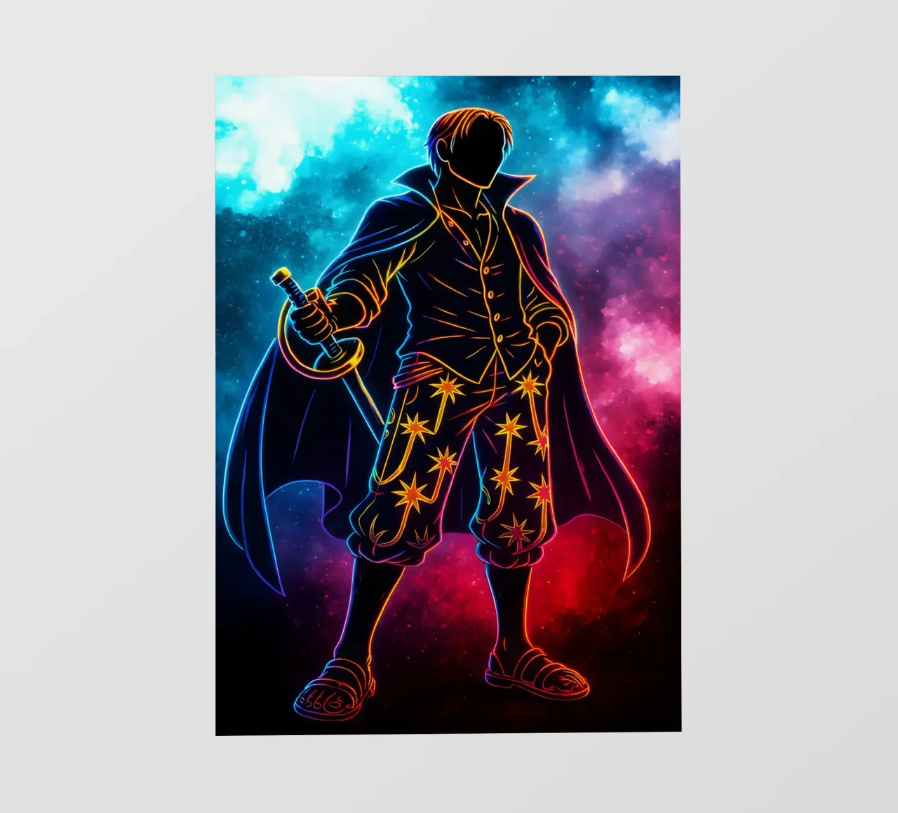 Soul Of One piece Shanks telo in pvc da DGSoulheroes