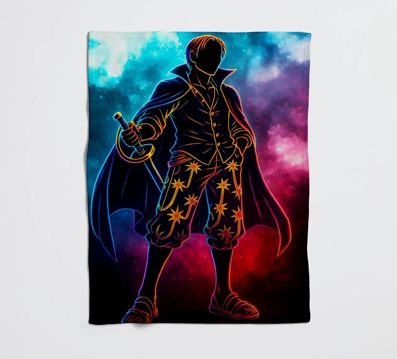 Soul Of One piece Shanks coperta in pile da DGSoulheroes