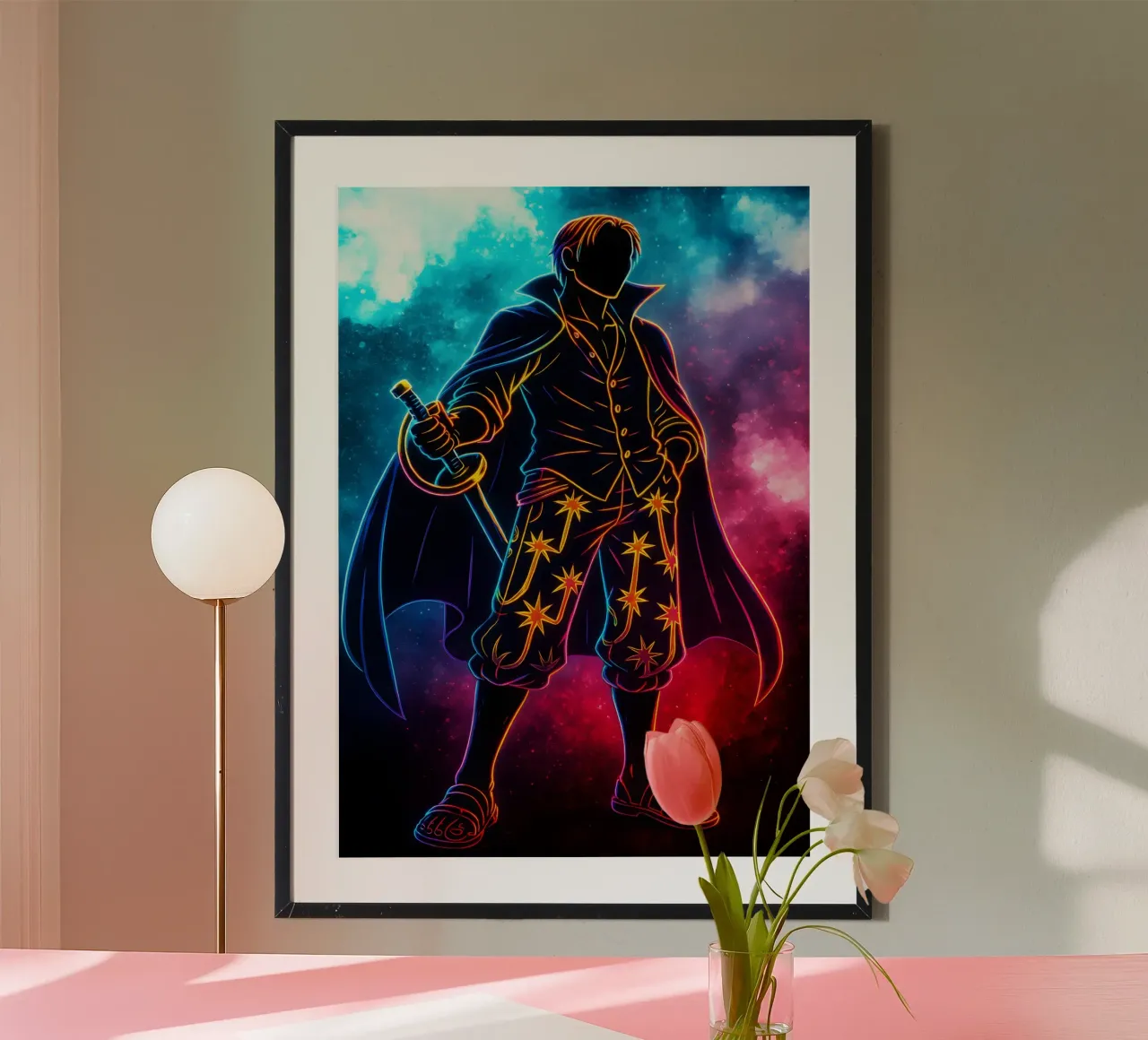 Soul Of One piece Shanks carta hahnemühle da DGSoulheroes