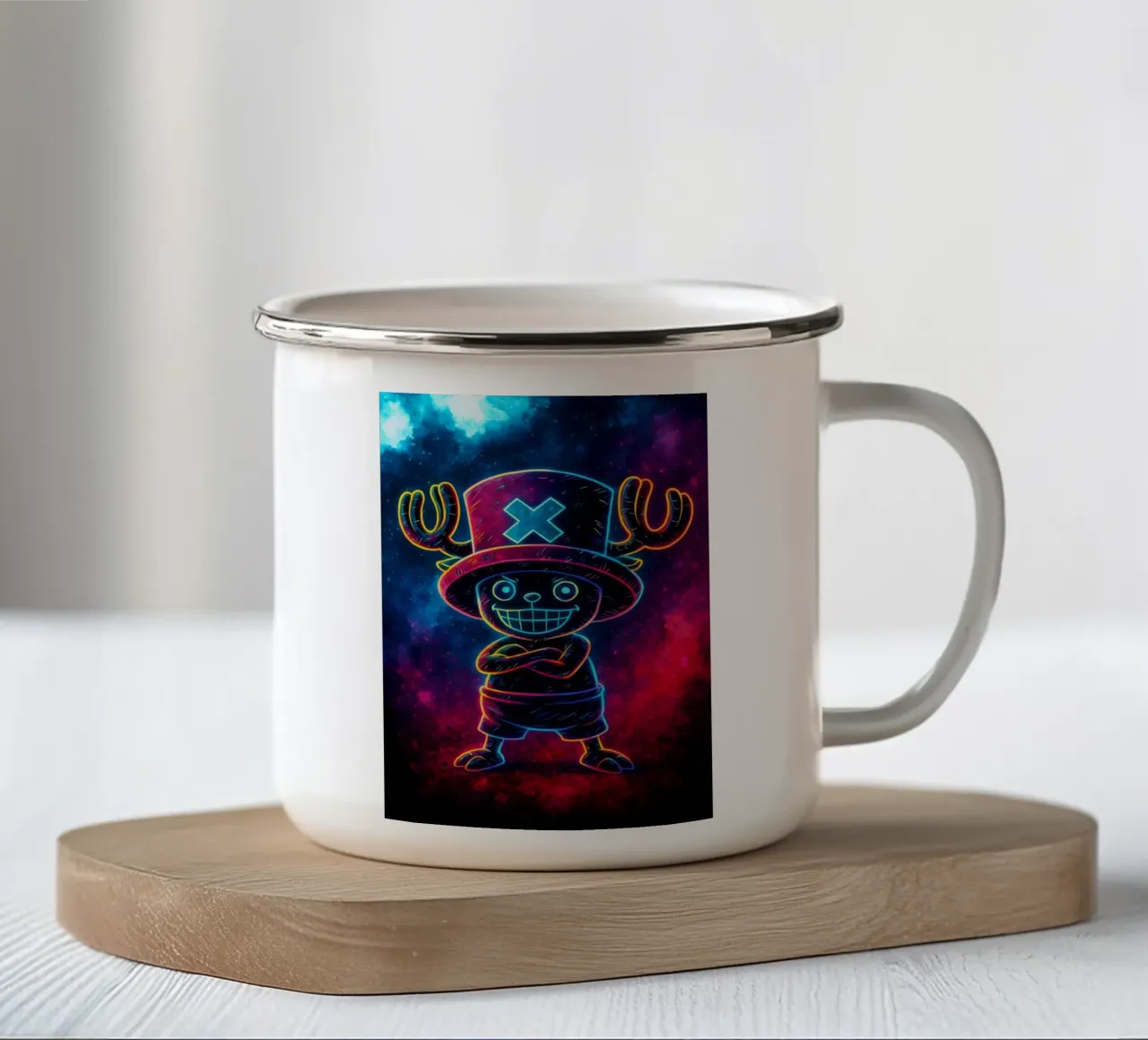 Soul Of One piece Tony Tony Chopper tazza in smalto da DGSoulheroes