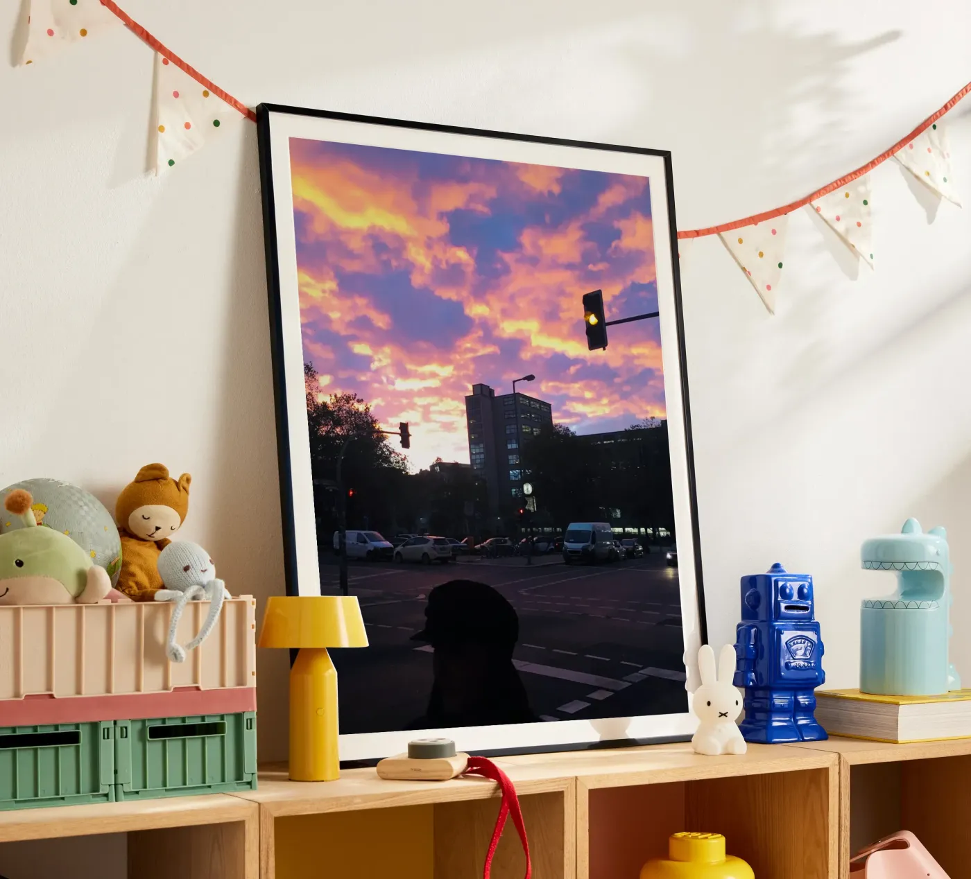 Orange light poster by Löwenzahntiger