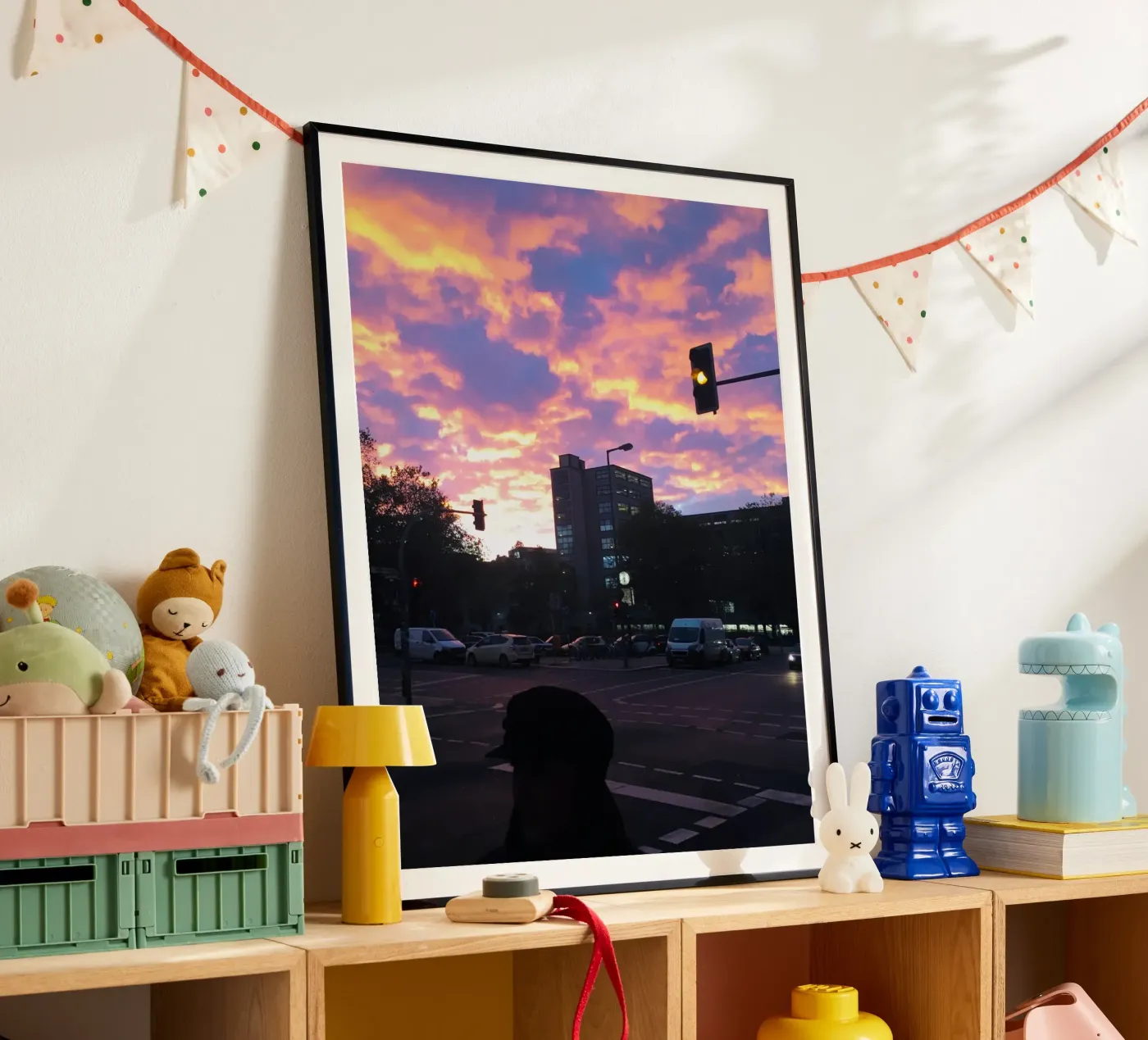 Orange light poster by Löwenzahntiger