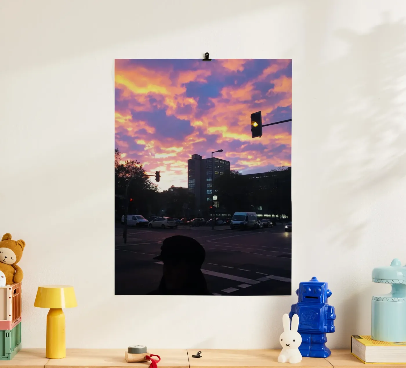 Orange light poster by Löwenzahntiger
