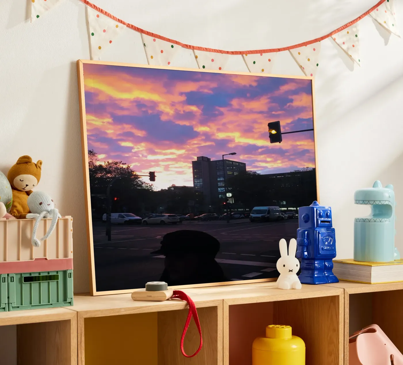 Orange light poster by Löwenzahntiger