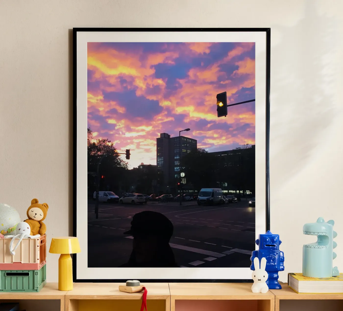 Orange light poster by Löwenzahntiger