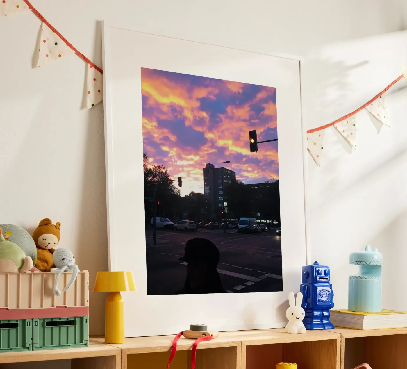 Orange light poster by Löwenzahntiger