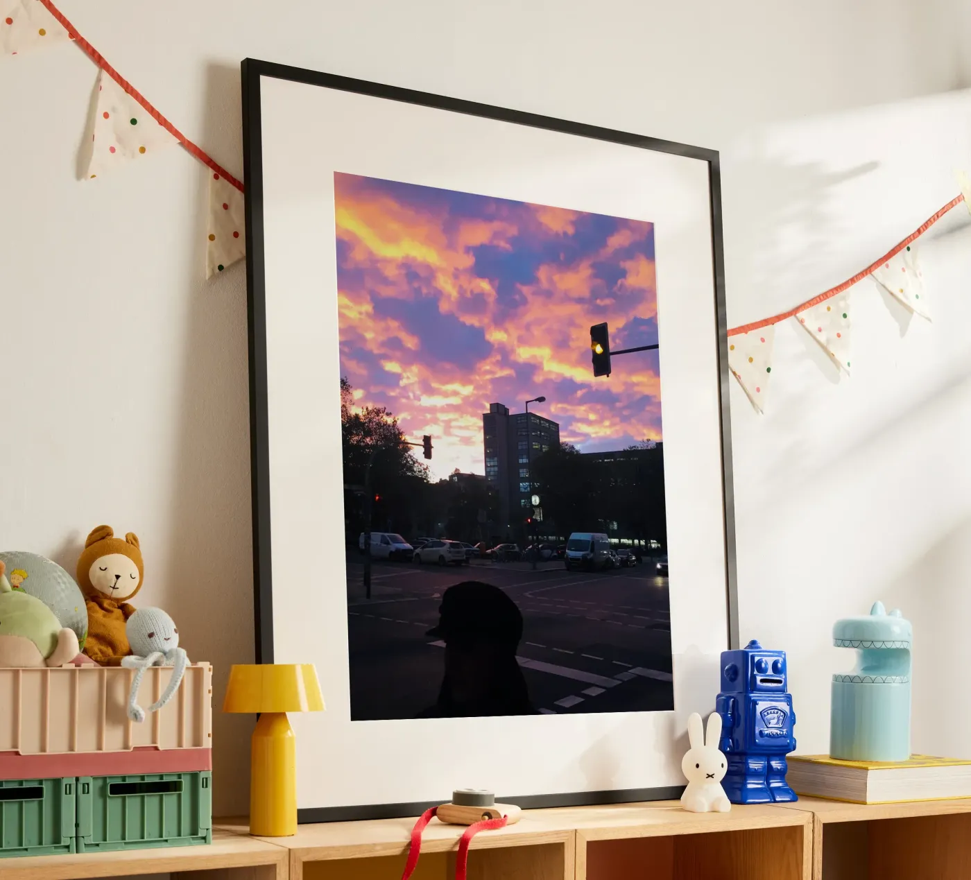 Orange light poster by Löwenzahntiger