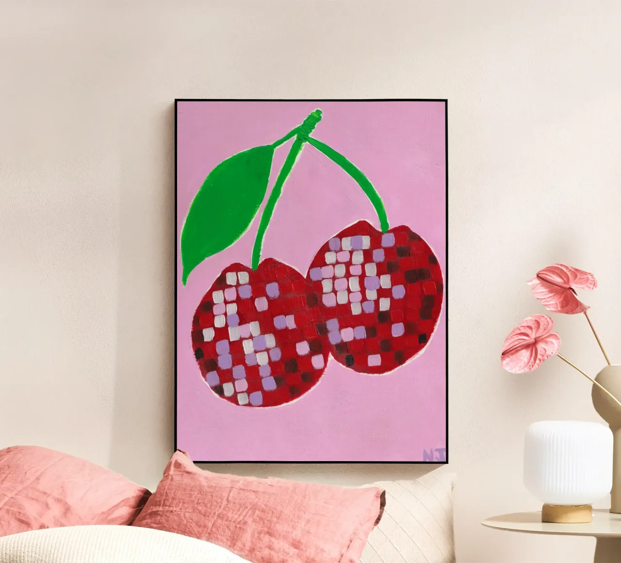 Disco Cherry plexiglass da Natasha Joseph