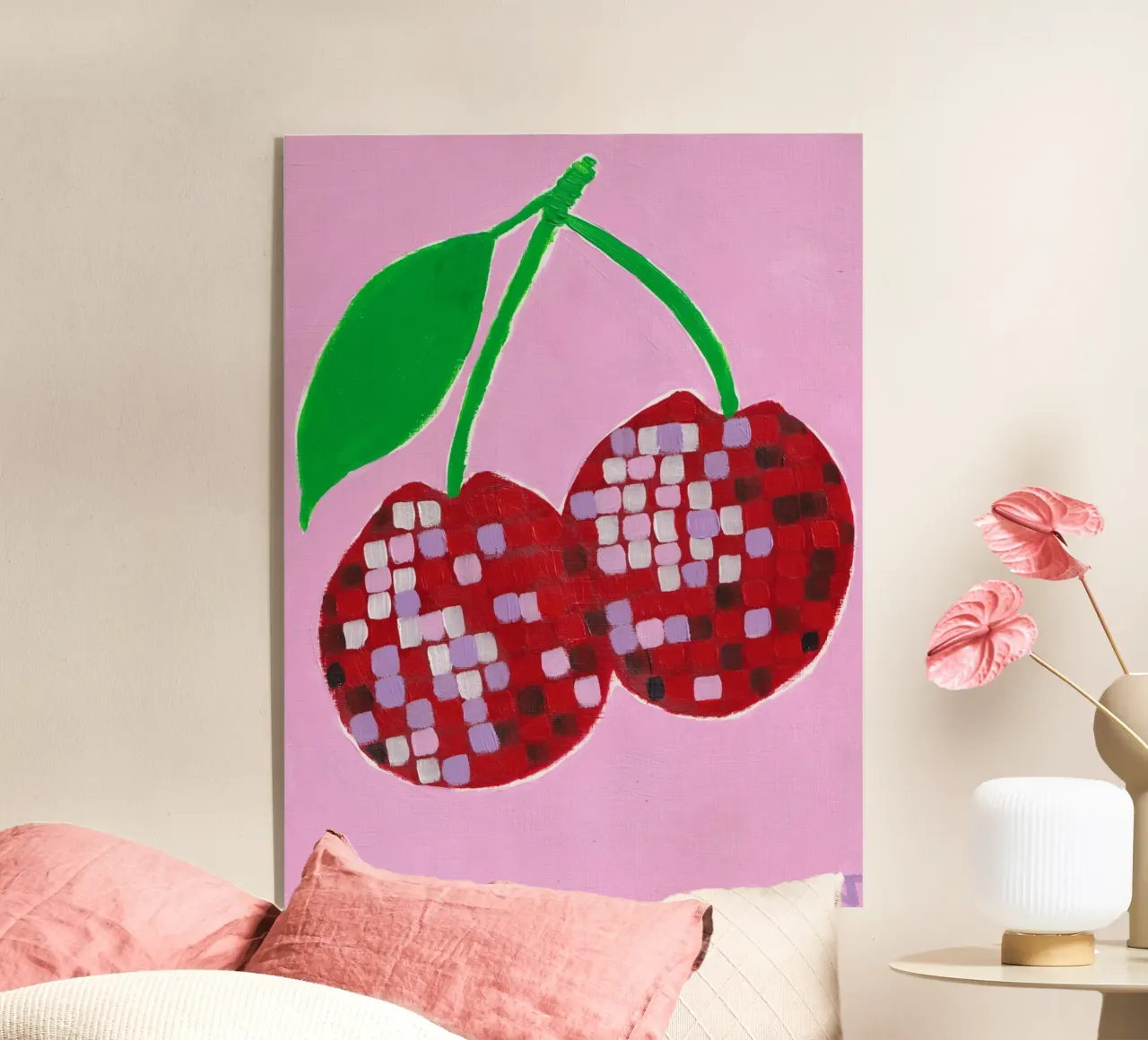 Disco Cherry plexiglass da Natasha Joseph