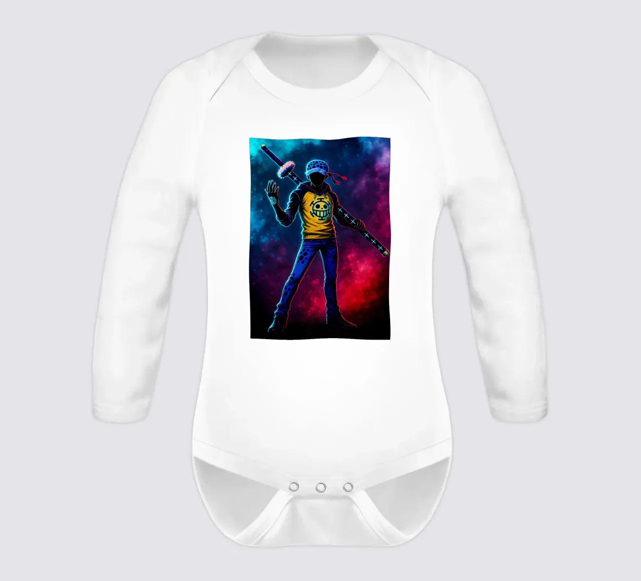 Soul Of One piece Trafalgar Law body neonato maniche lunghe da DGSoulheroes