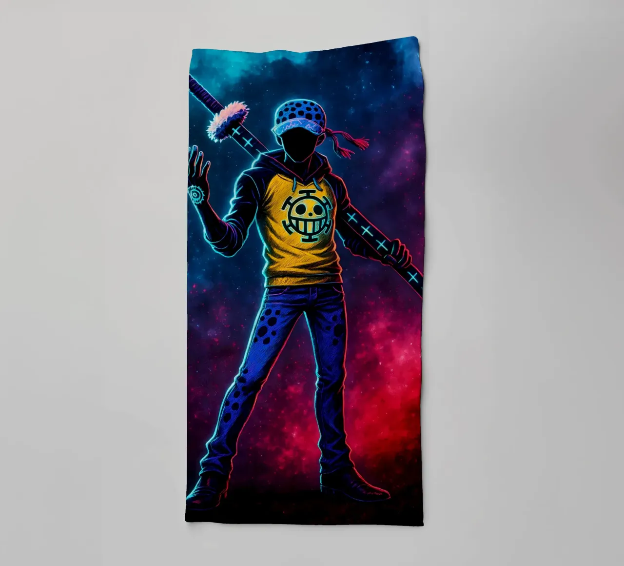 Soul Of One piece Trafalgar Law towel by DGSoulheroes