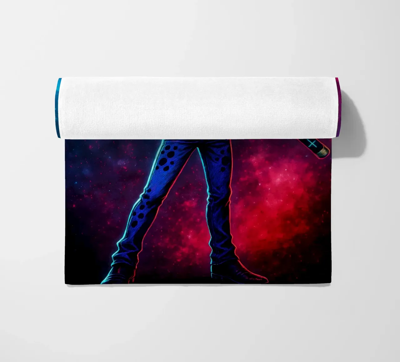 Soul Of One piece Trafalgar Law beach towel by DGSoulheroes