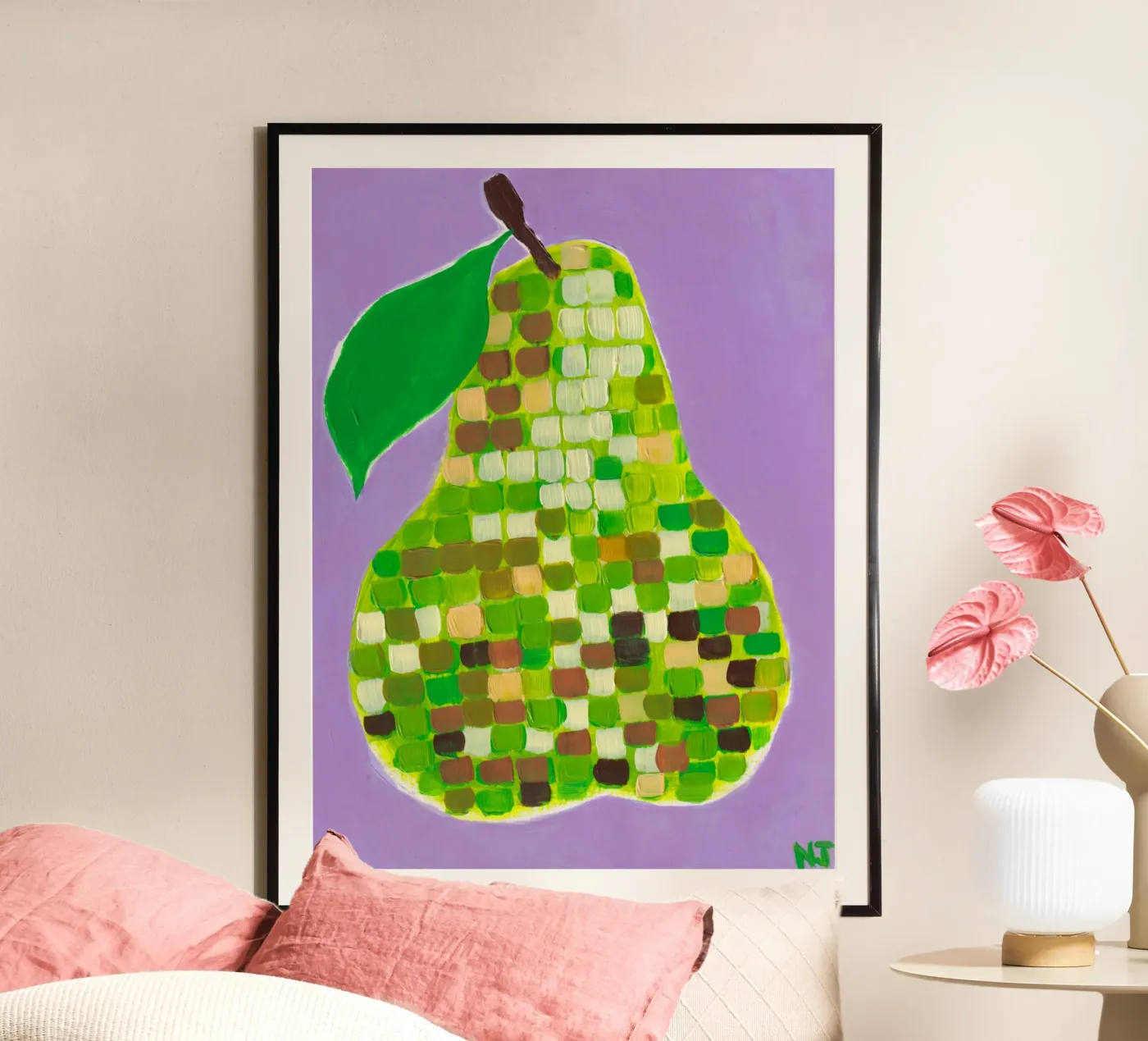 Disco Pear poster da Natasha Joseph