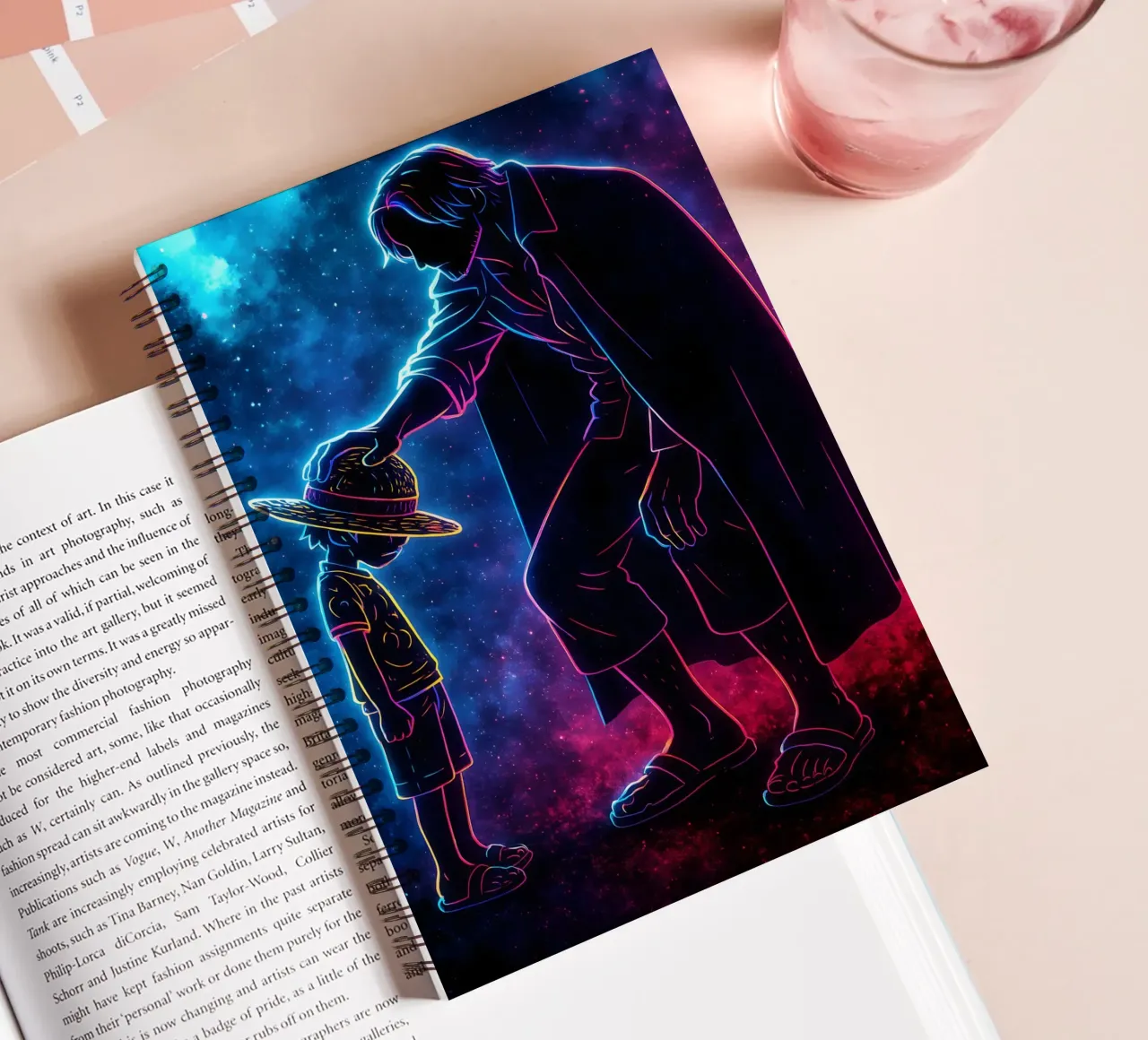Soul Of One piece spiral notebook by DGSoulheroes