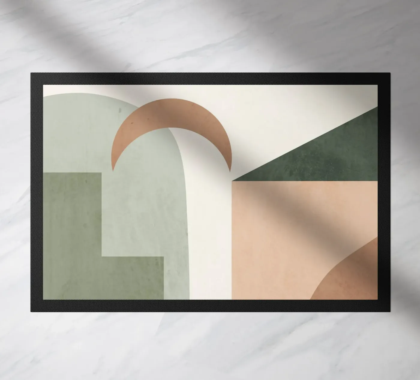 Soft Geometry doormat by LeaDArt