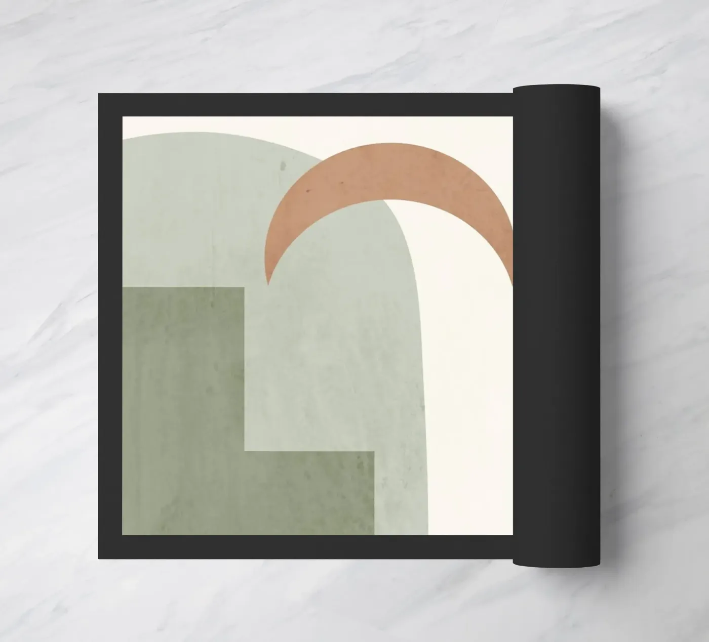 Soft Geometry doormat by LeaDArt