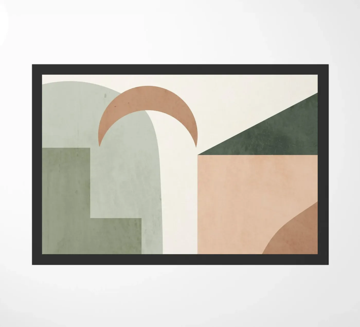 Soft Geometry doormat by LeaDArt