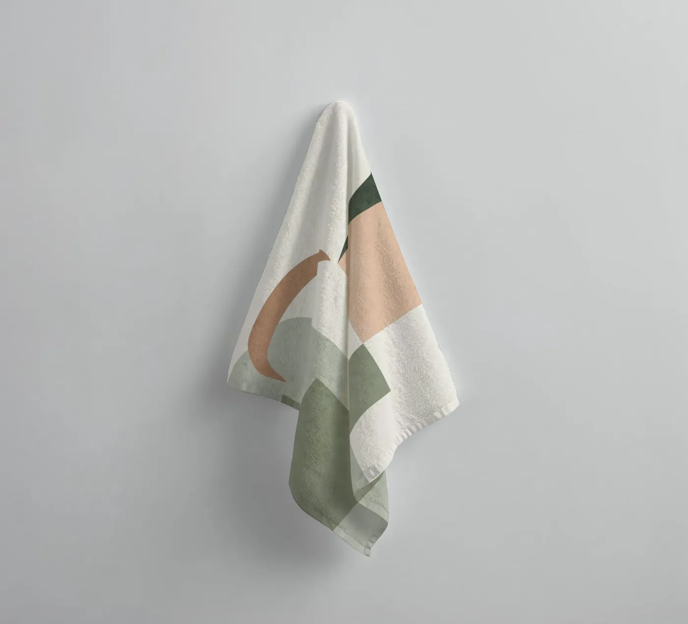 Soft Geometry badhanddoek van LeaDArt