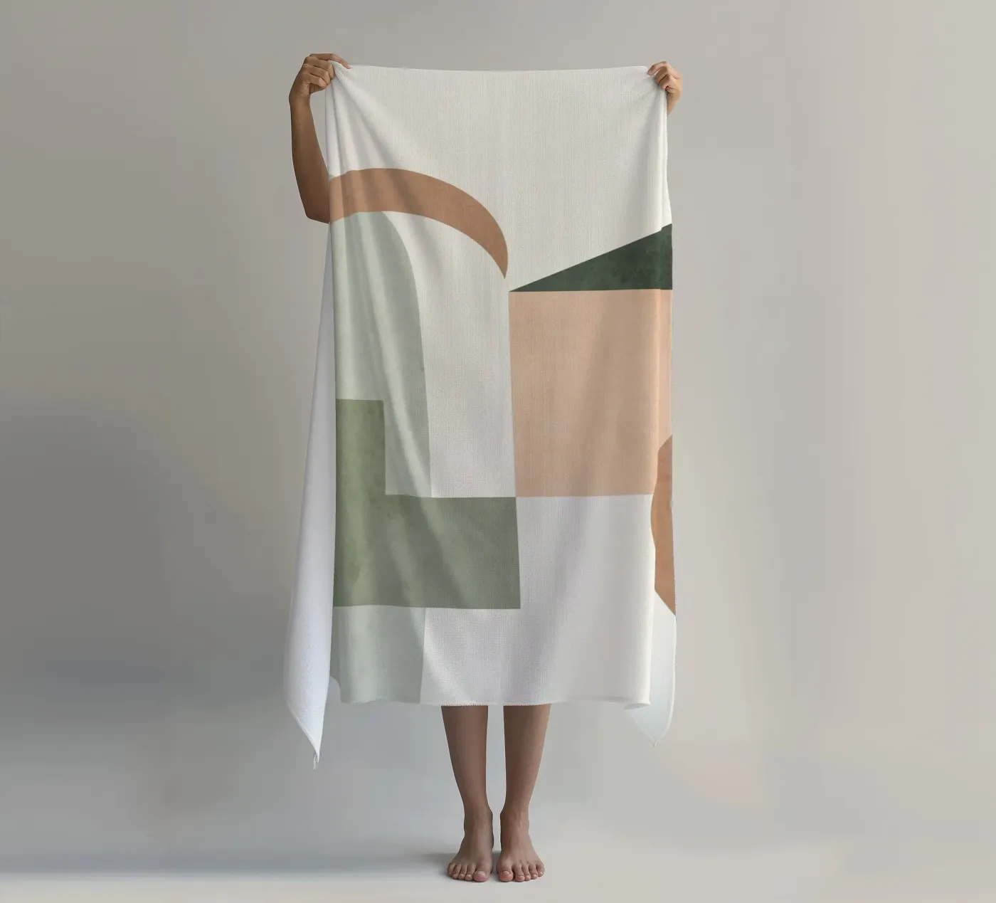 Geometria morbida telo mare da LeaDArt