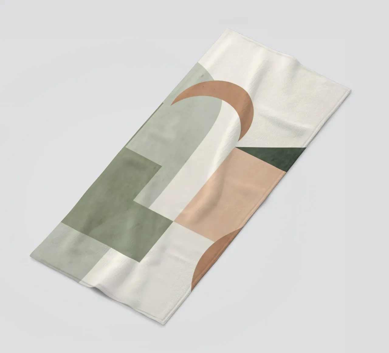 Soft Geometry beach towel by LeaDArt
