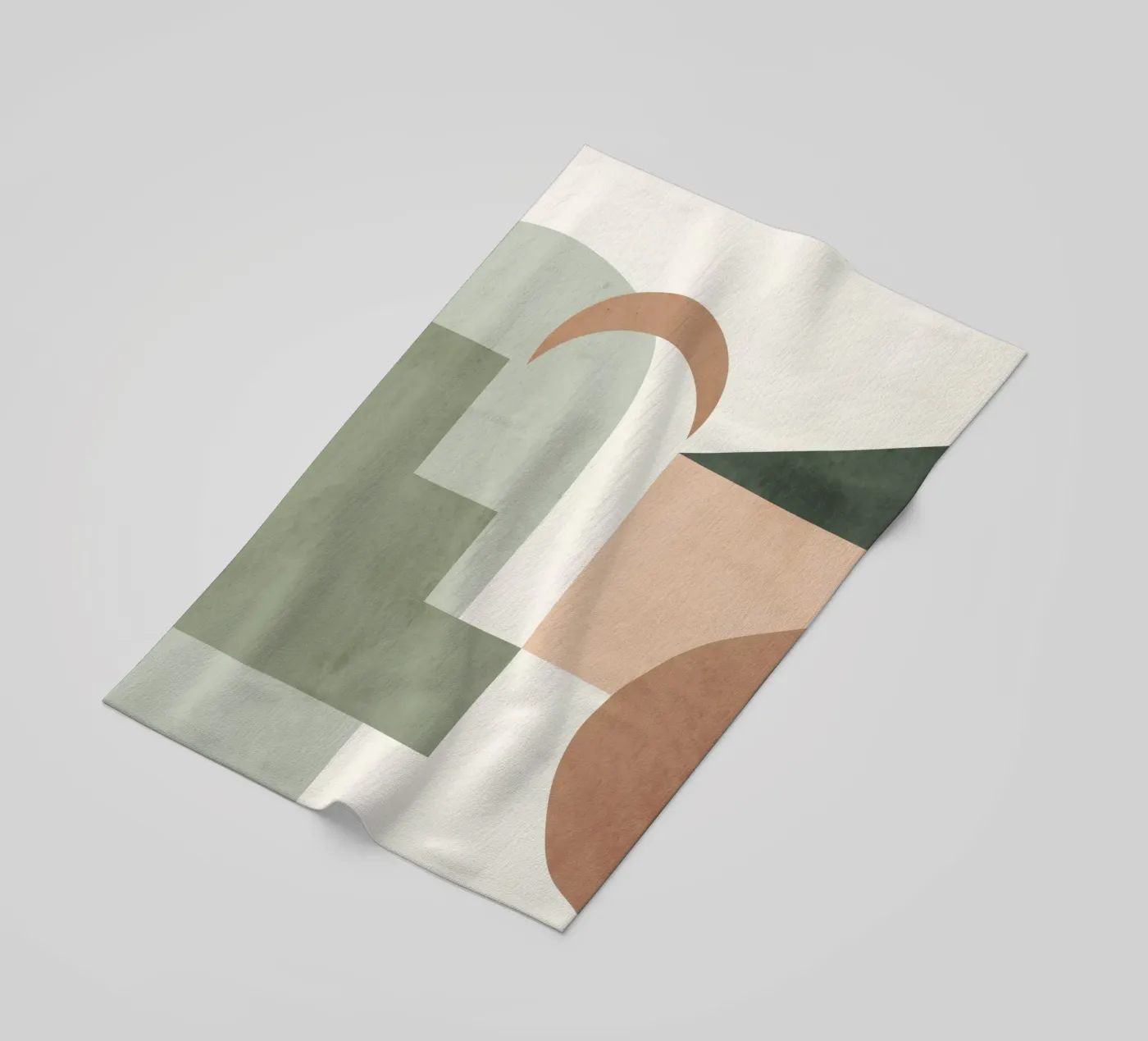 Geometria morbida telo mare da LeaDArt