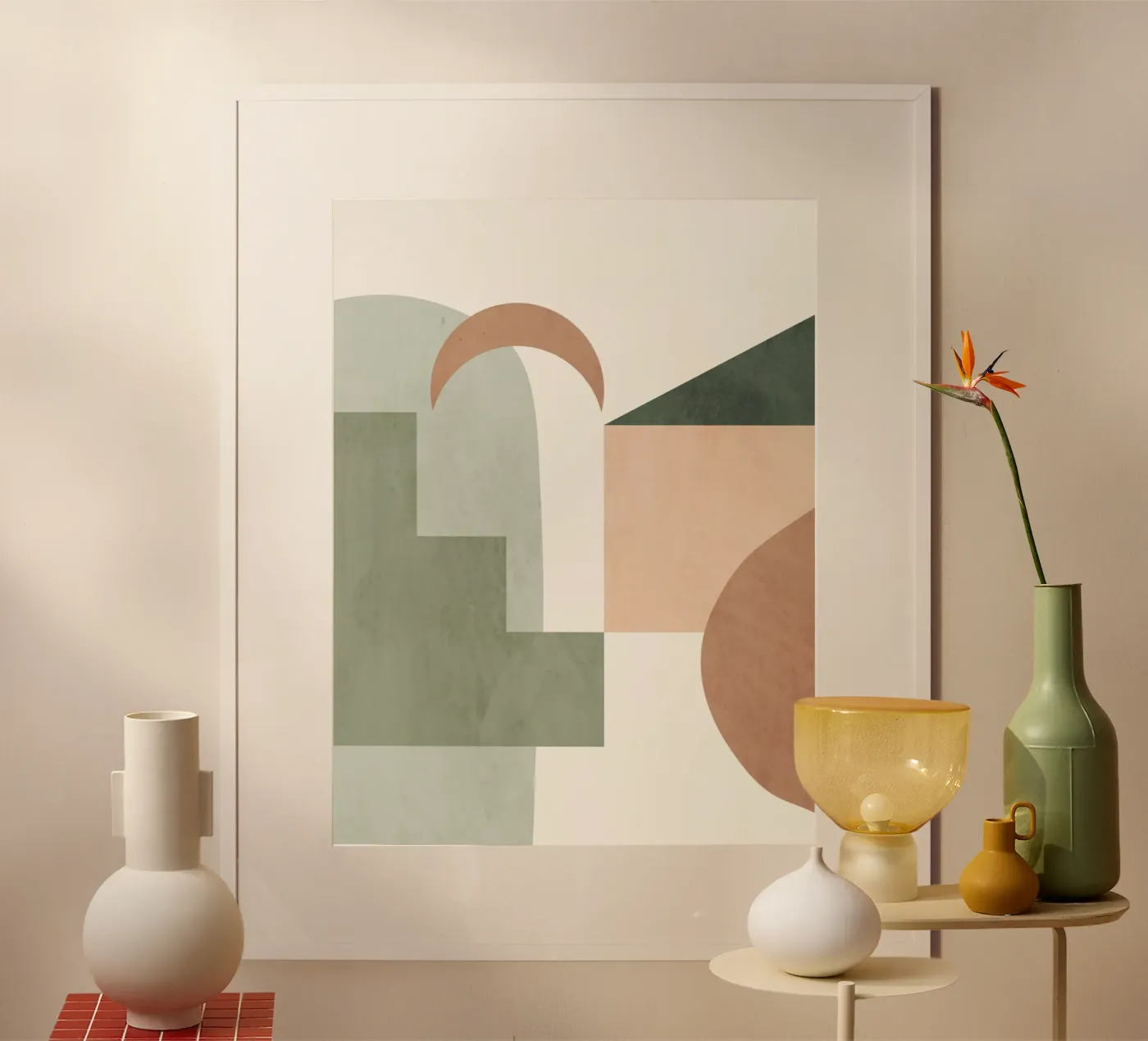 Soft Geometry poster by LeaDArt
