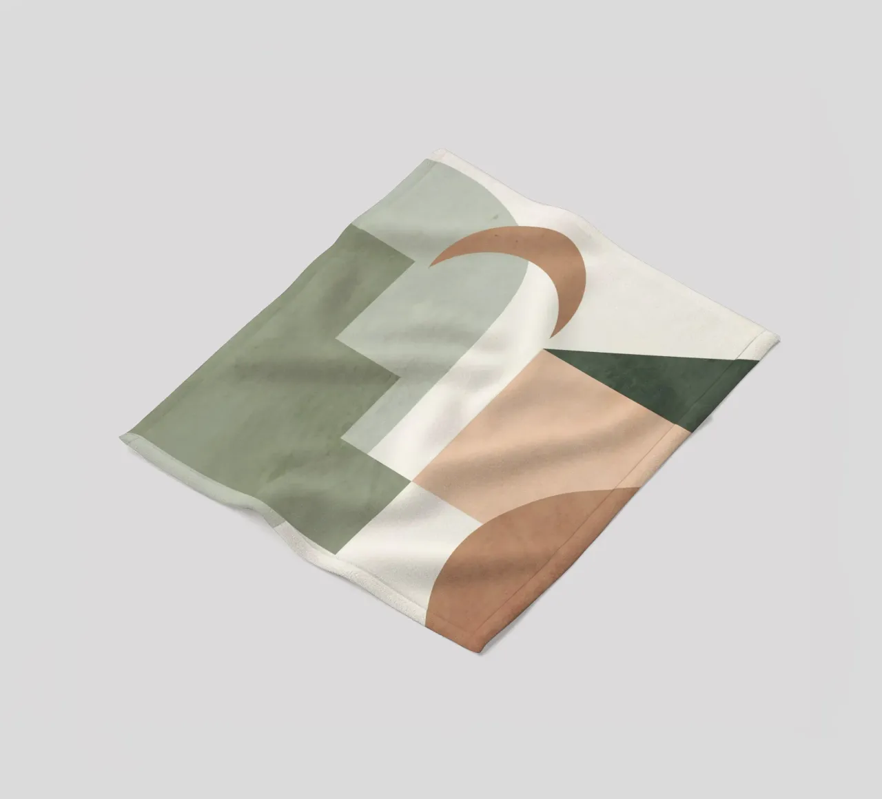 Soft Geometry Fleecedecke von LeaDArt