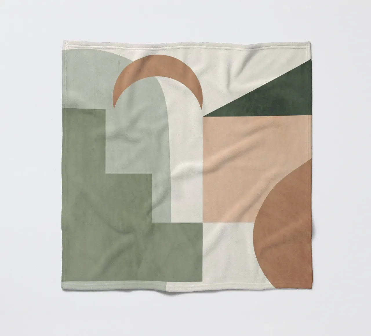 Soft Geometry Fleecedecke von LeaDArt