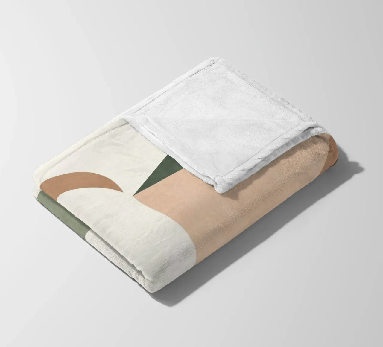 Soft Geometry Fleecedecke von LeaDArt