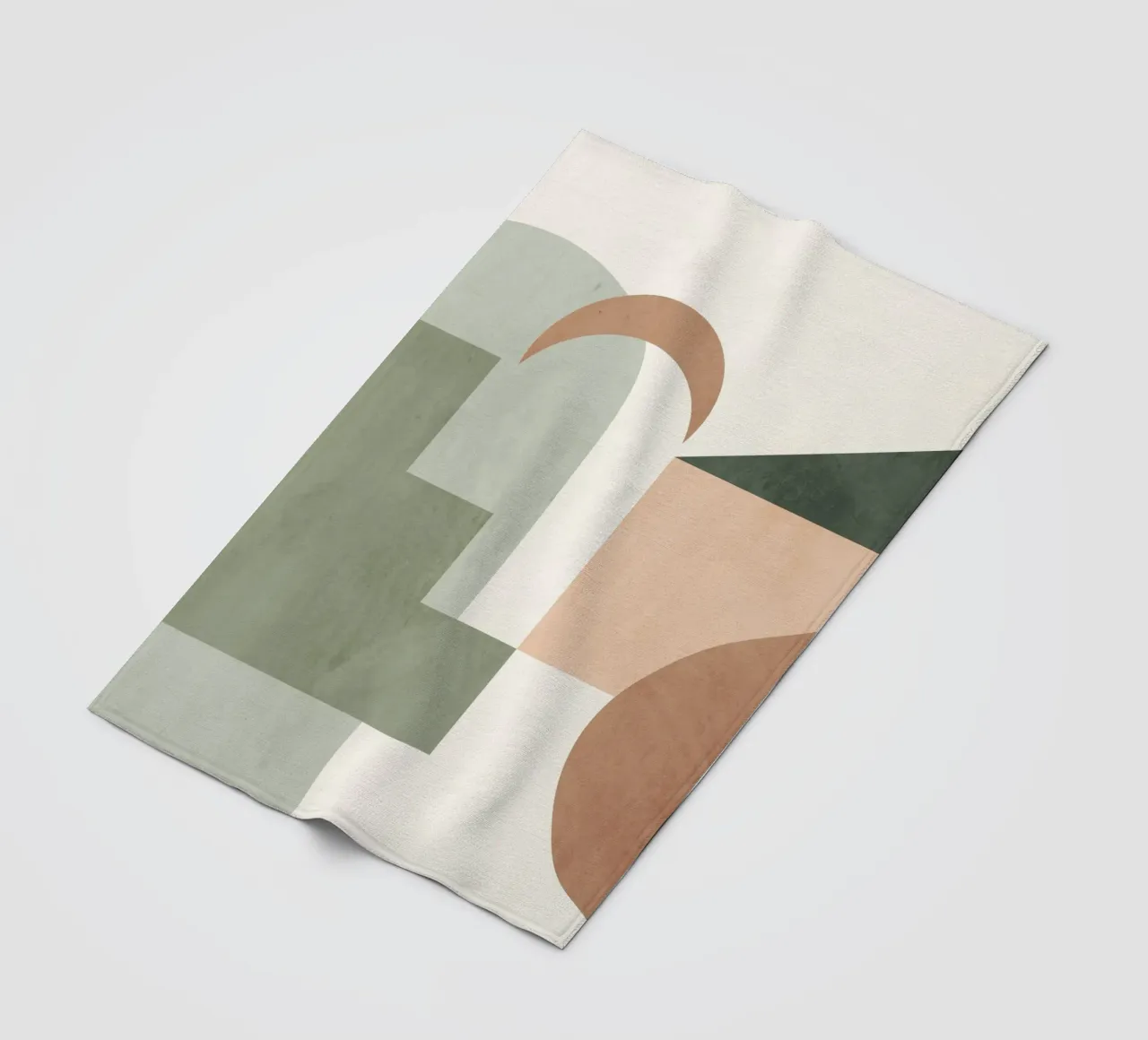 Soft Geometry Fleecedecke von LeaDArt