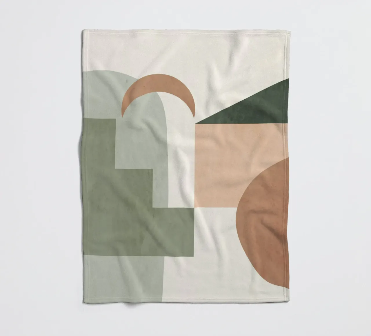 Soft Geometry Fleecedecke von LeaDArt