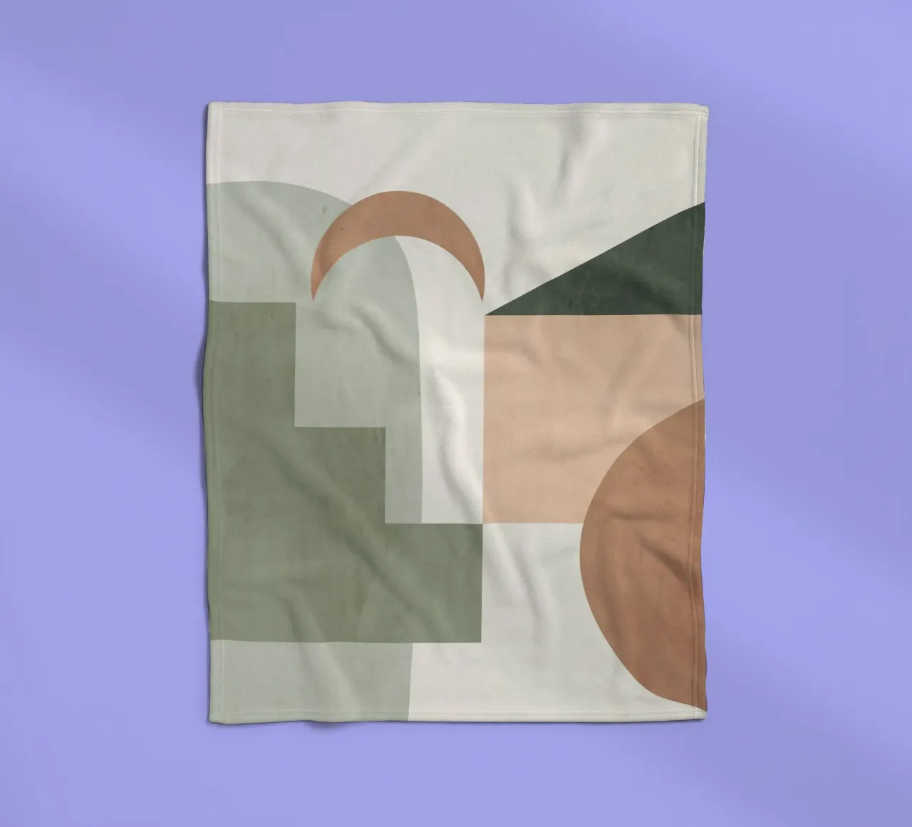 Soft Geometry Fleecedecke von LeaDArt