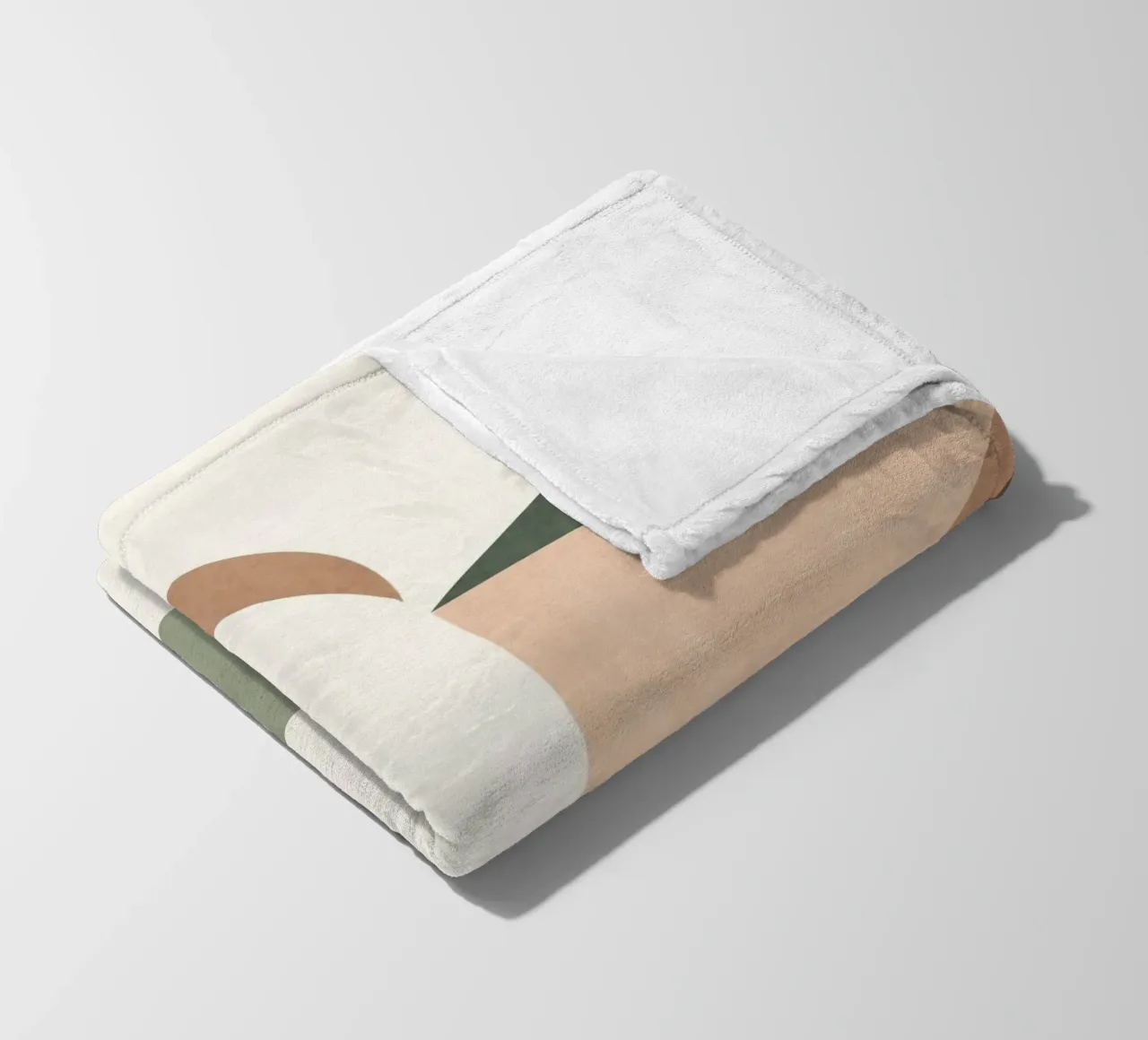 Soft Geometry Fleecedecke von LeaDArt