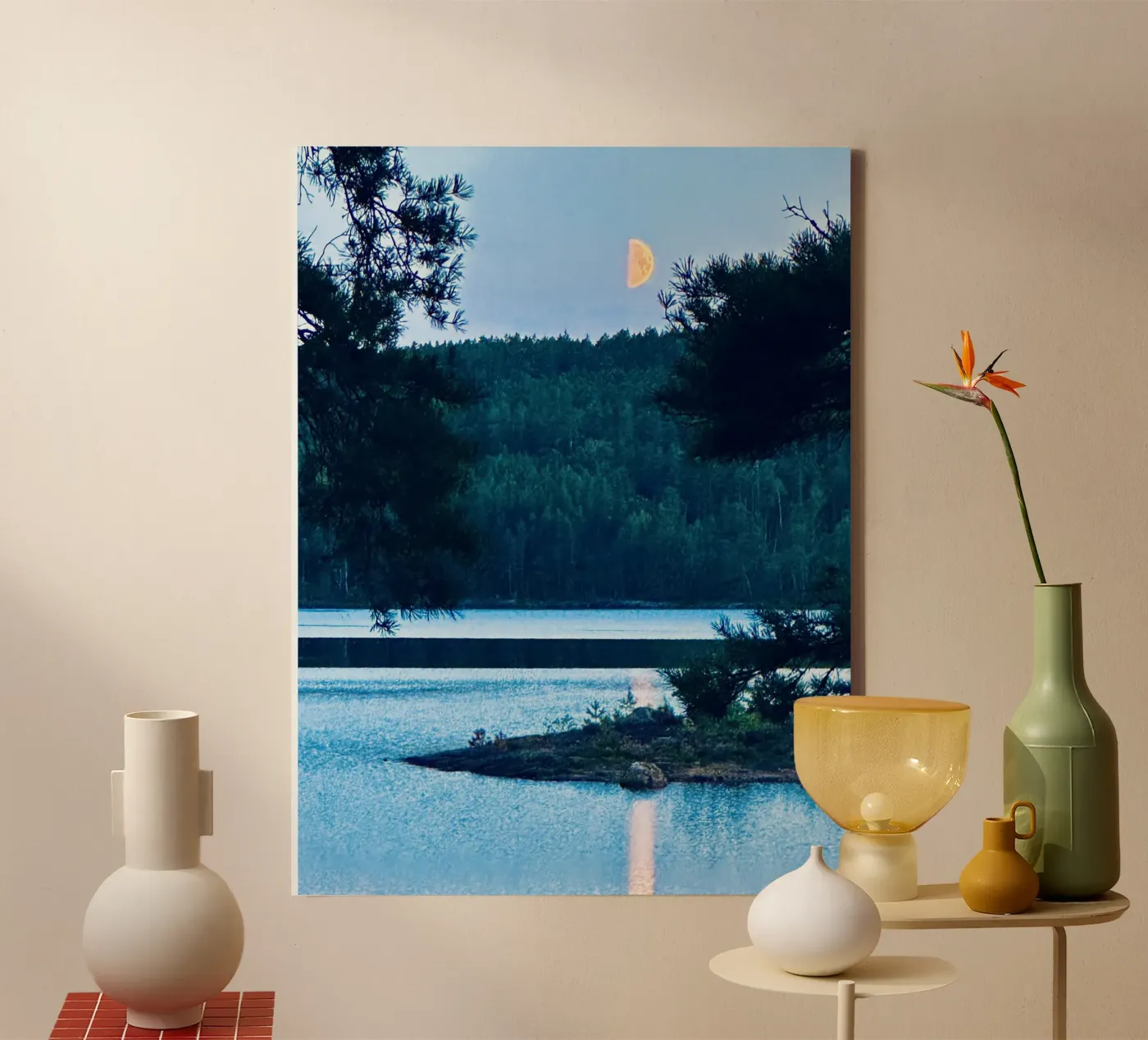 Half moon tela da Löwenzahntiger