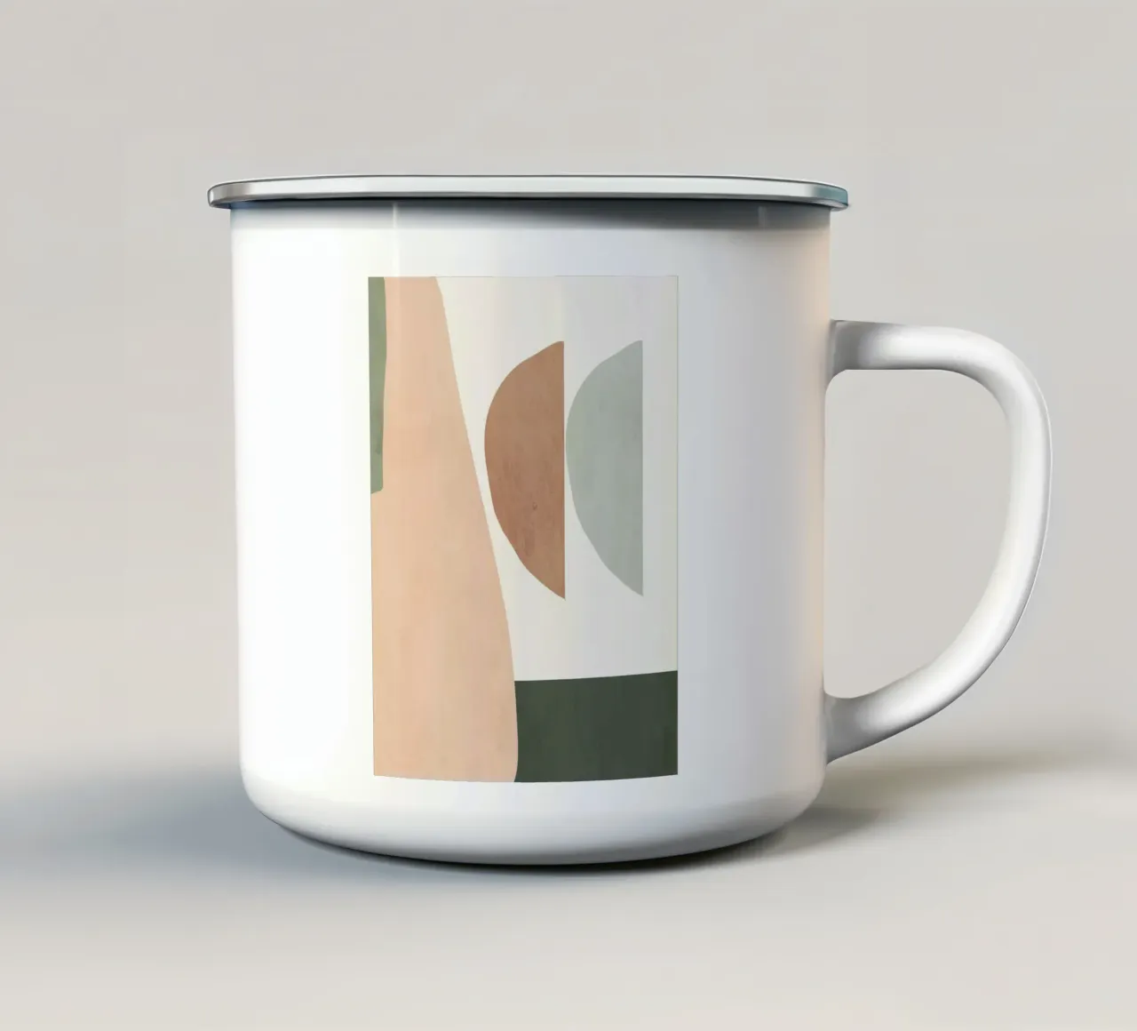 Forma e silenzio tazza in smalto da LeaDArt