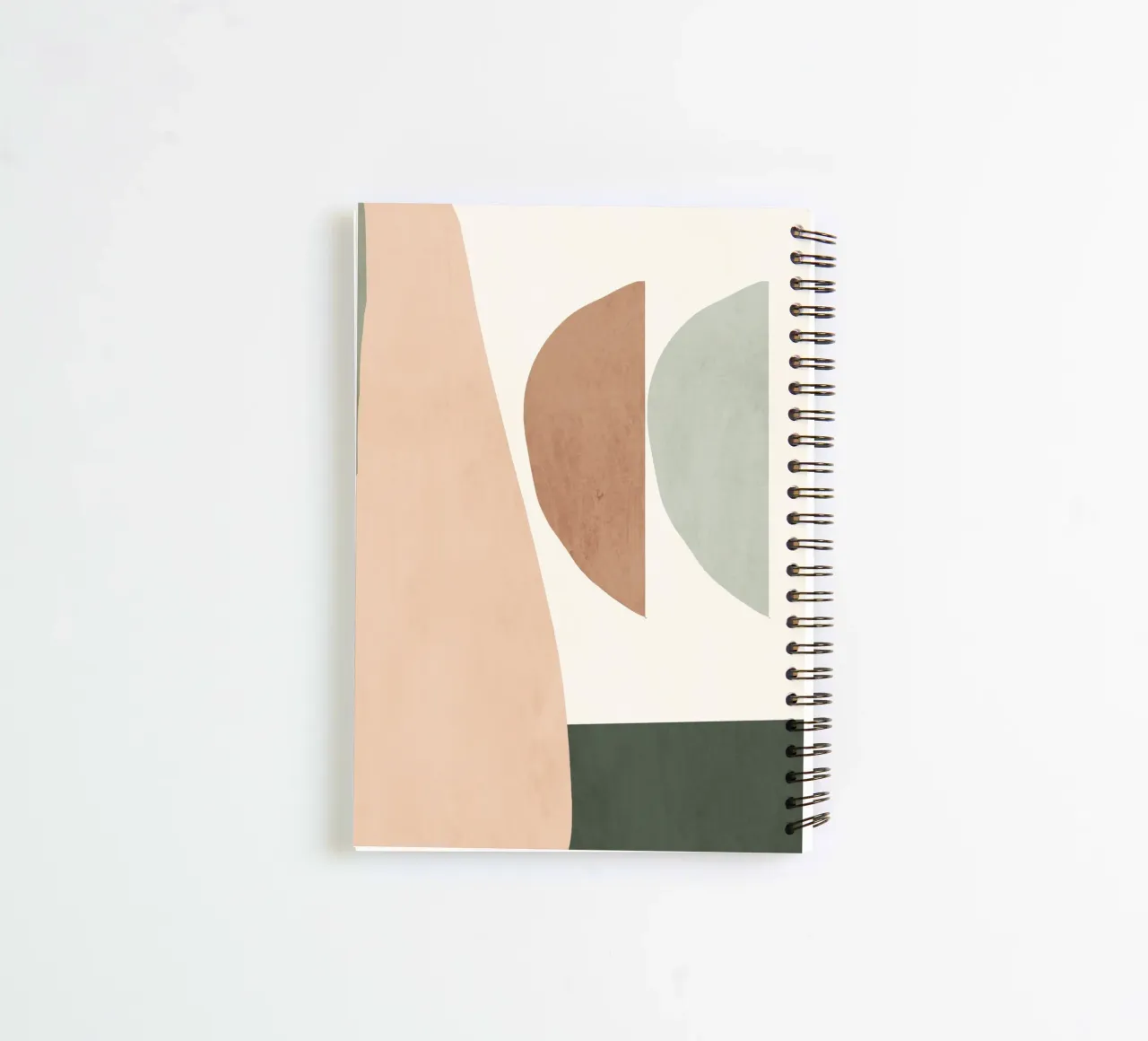 Shape and Silence spiral notebook by LeaDArt