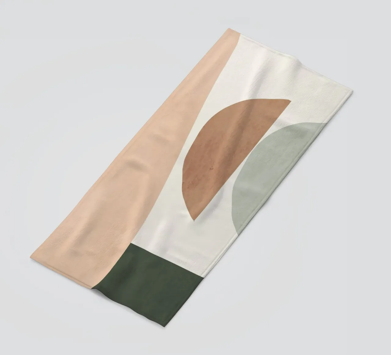 Shape and Silence beach towel by LeaDArt
