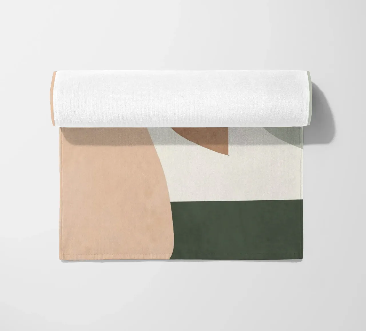 Shape and Silence beach towel by LeaDArt