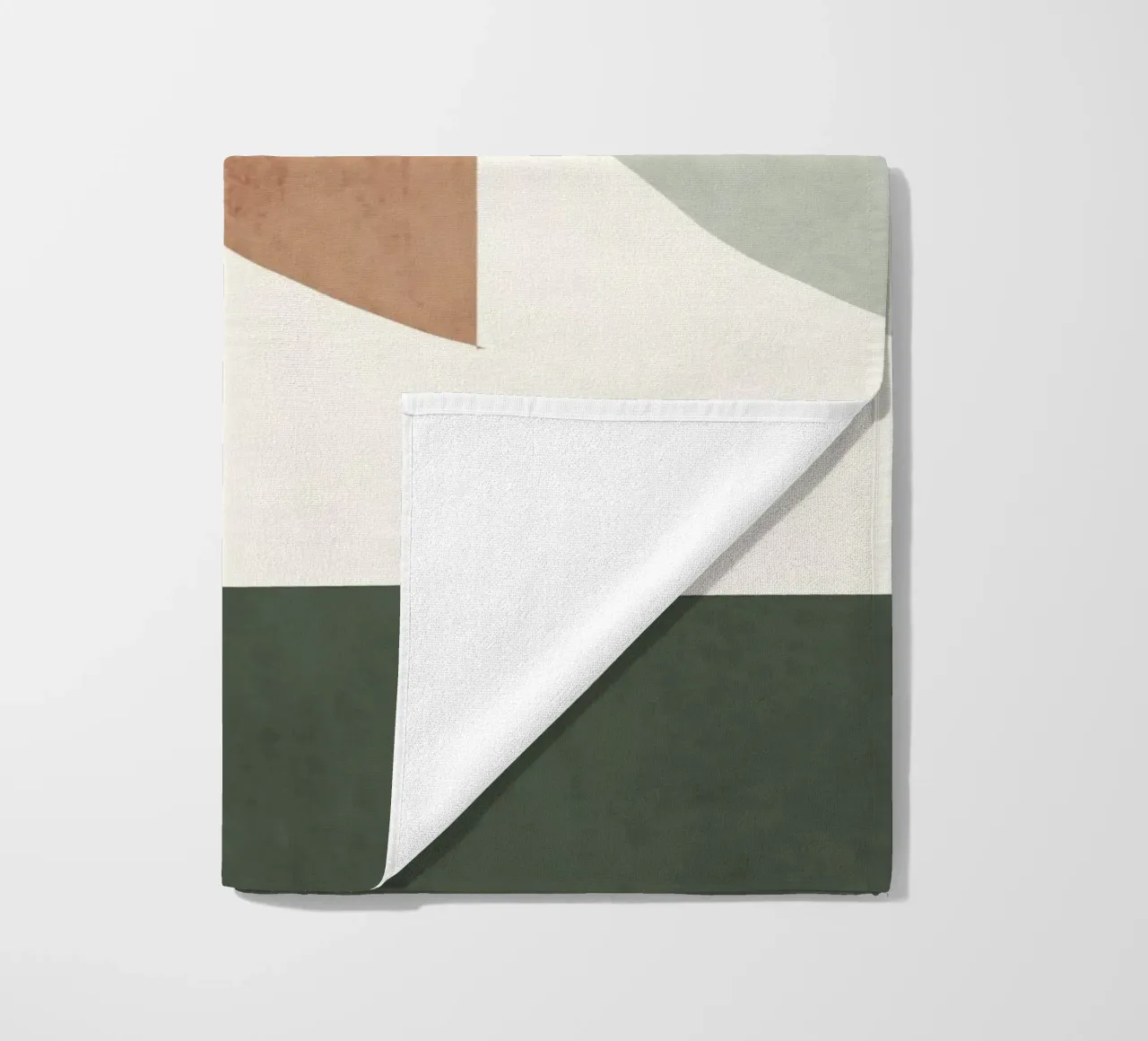 Shape and Silence beach towel by LeaDArt