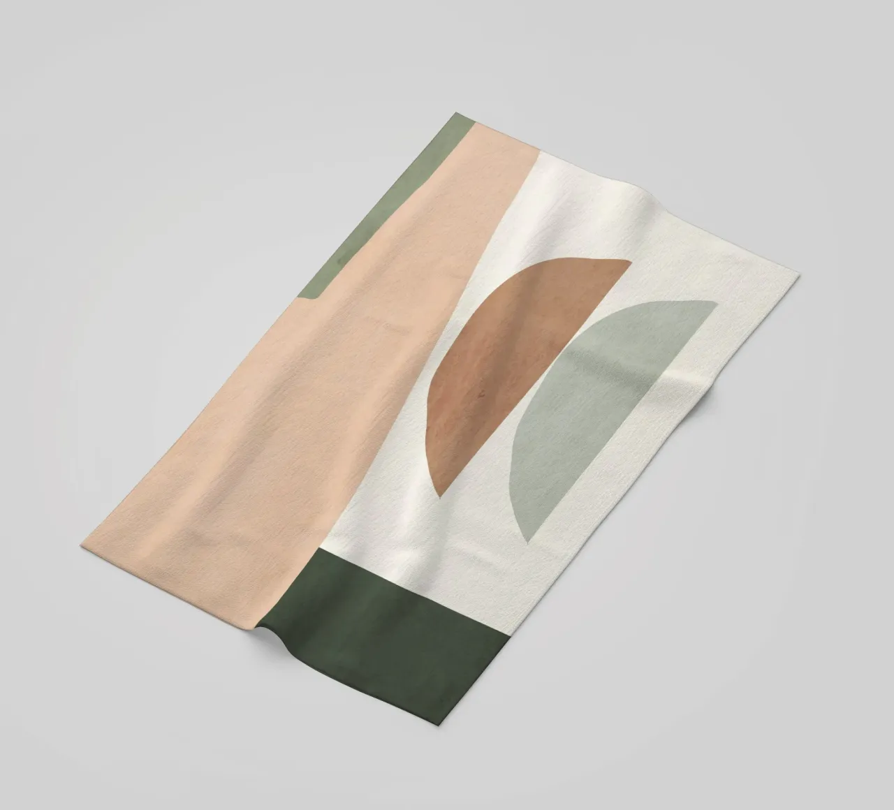 Shape and Silence beach towel by LeaDArt