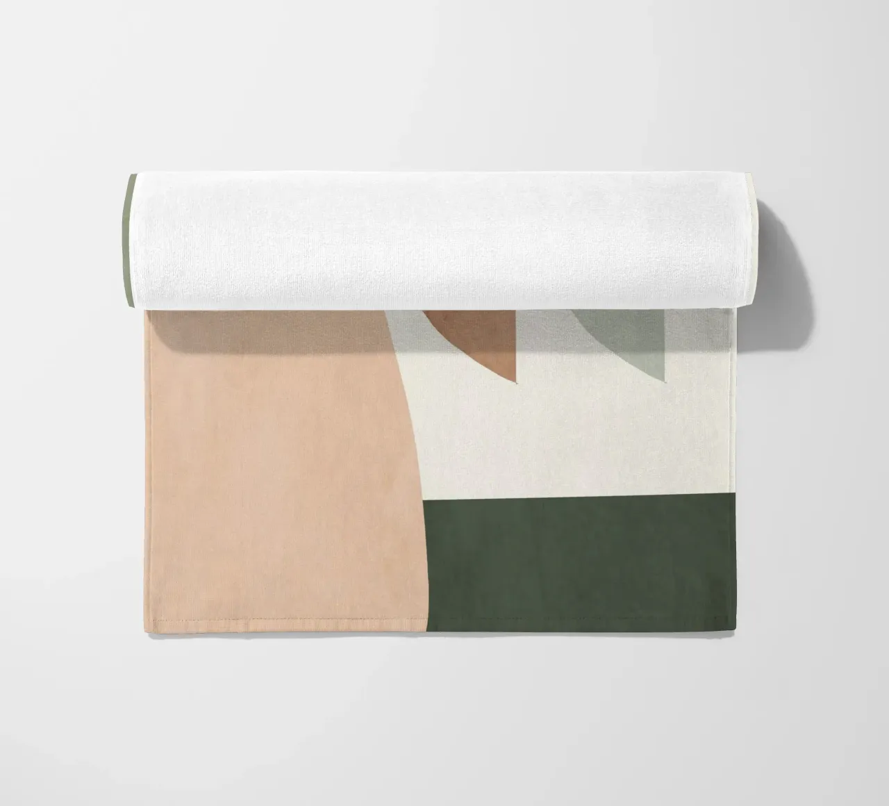 Shape and Silence beach towel by LeaDArt