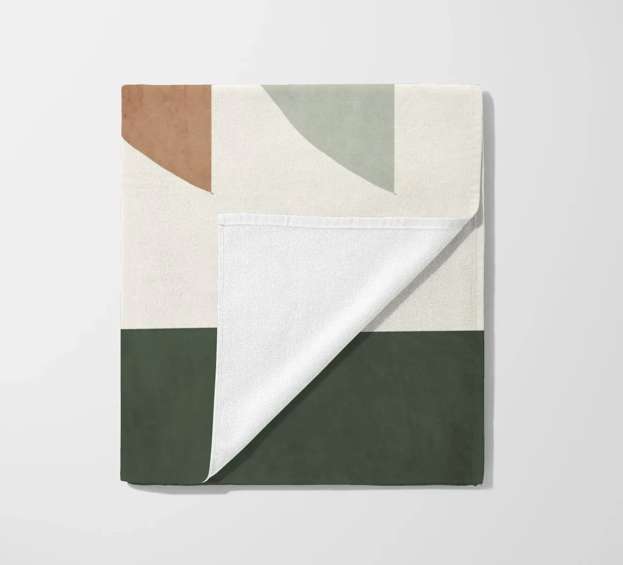 Shape and Silence beach towel by LeaDArt