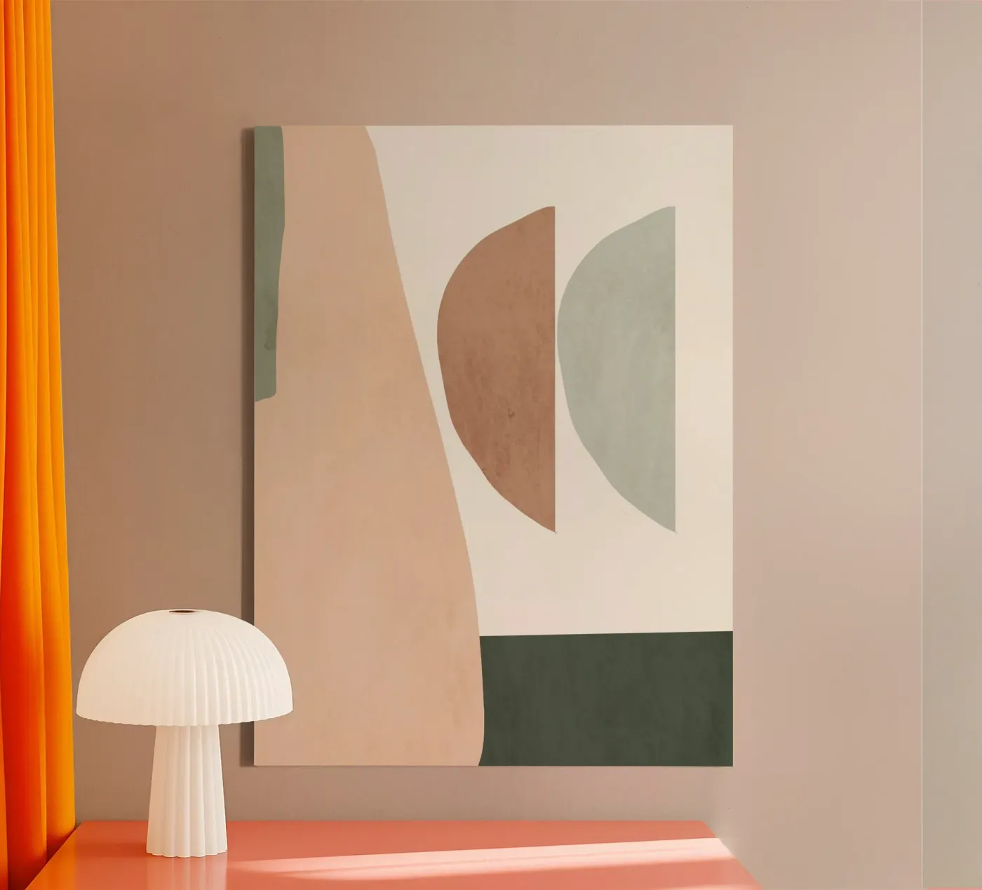 Shape and Silence tela da LeaDArt