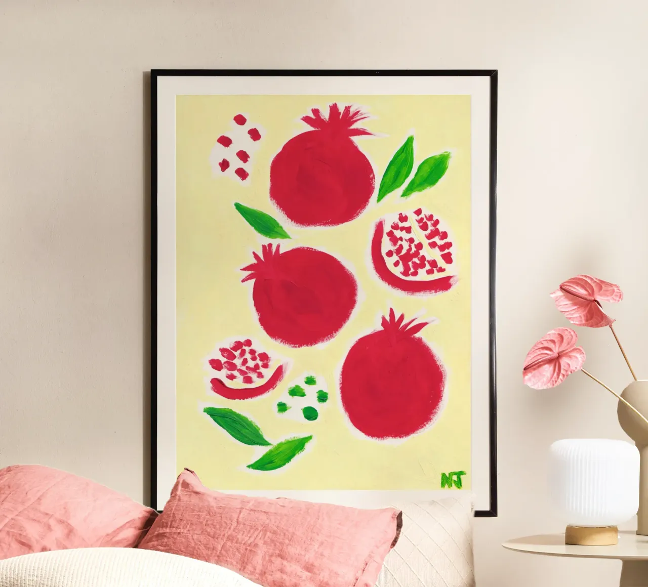 Pomegranate Season poster by Natasha Joseph